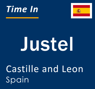 Current local time in Justel, Castille and Leon, Spain