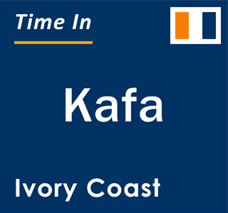 Current local time in Kafa, Ivory Coast