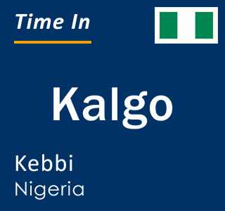 Current local time in Kalgo, Kebbi, Nigeria