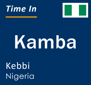 Current local time in Kamba, Kebbi, Nigeria