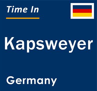 Current local time in Kapsweyer, Germany