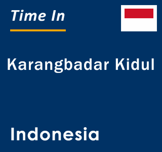 Current local time in Karangbadar Kidul, Indonesia