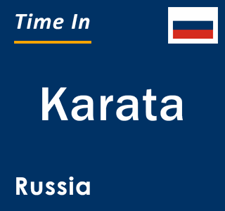 Current local time in Karata, Russia