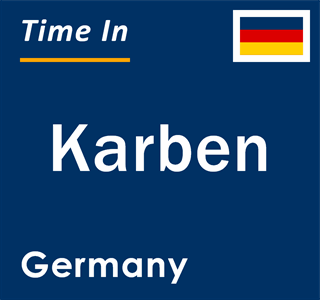 Current local time in Karben, Germany