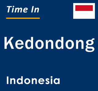 Current local time in Kedondong, Indonesia
