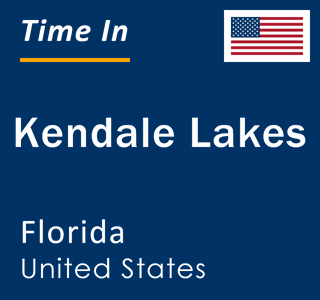 Current local time in Kendale Lakes, Florida, United States