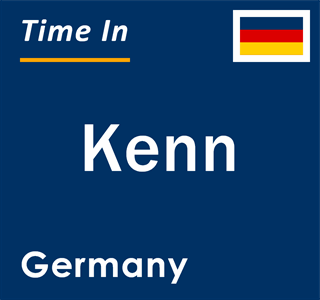 Current local time in Kenn, Germany