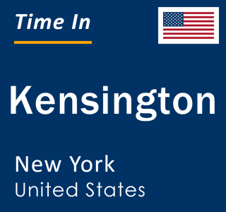 Current local time in Kensington, New York, United States