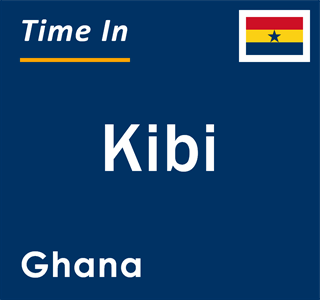 Current local time in Kibi, Ghana