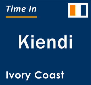 Current local time in Kiendi, Ivory Coast