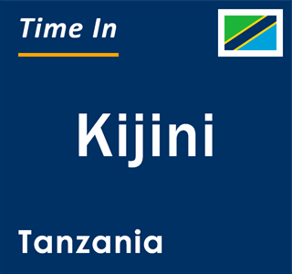 Current local time in Kijini, Tanzania