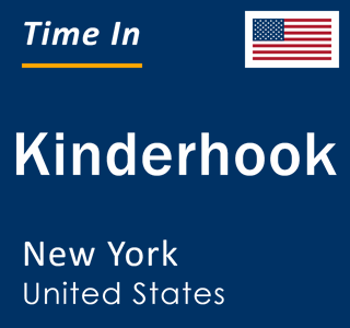 Current local time in Kinderhook, New York, United States