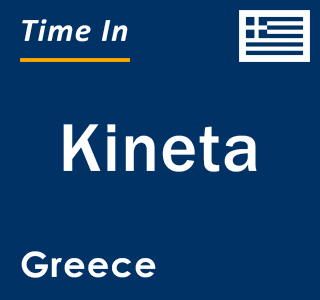 Current local time in Kineta, Greece