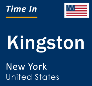 Current local time in Kingston, New York, United States