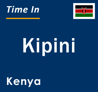 Current local time in Kipini, Kenya