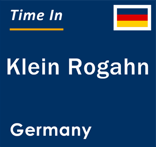 Current local time in Klein Rogahn, Germany