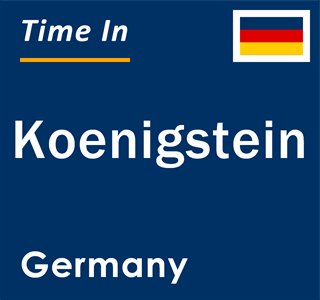 Current local time in Koenigstein, Germany