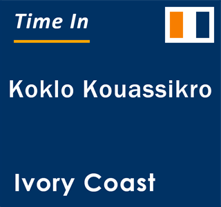 Current local time in Koklo Kouassikro, Ivory Coast