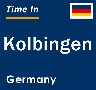 Current local time in Kolbingen, Germany