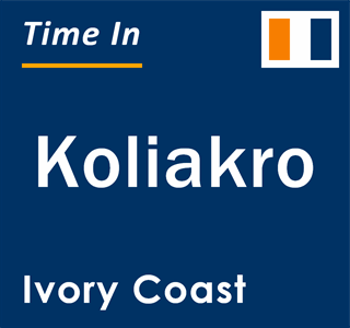 Current local time in Koliakro, Ivory Coast