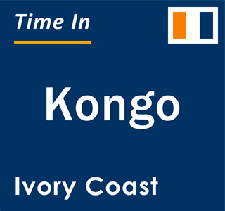 Current local time in Kongo, Ivory Coast