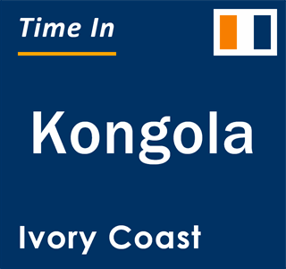 Current local time in Kongola, Ivory Coast