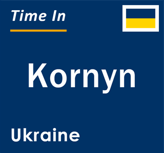 Current local time in Kornyn, Ukraine
