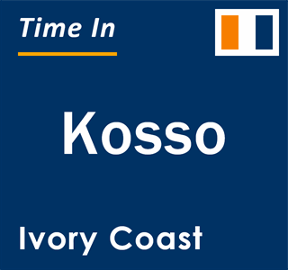 Current local time in Kosso, Ivory Coast
