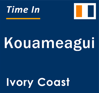 Current local time in Kouameagui, Ivory Coast