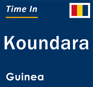 Current local time in Koundara, Guinea