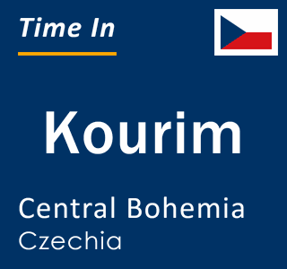 Current local time in Kourim, Central Bohemia, Czechia
