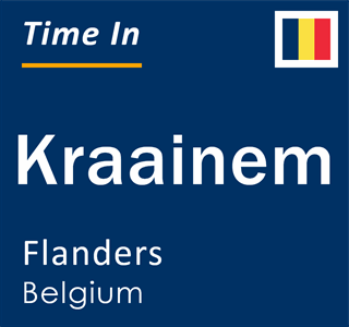 Current local time in Kraainem, Flanders, Belgium