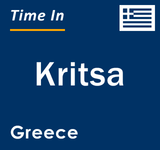 Current local time in Kritsa, Greece