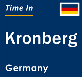 Current local time in Kronberg, Germany
