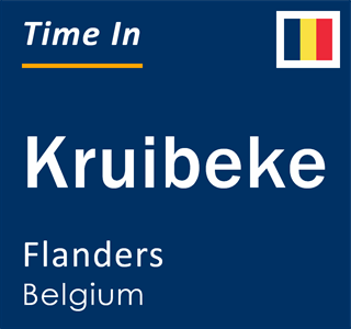 Current local time in Kruibeke, Flanders, Belgium