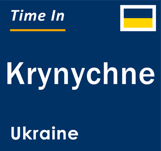 Current local time in Krynychne, Ukraine