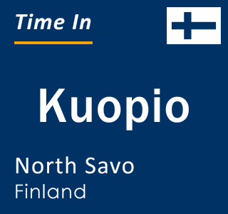Current local time in Kuopio, North Savo, Finland