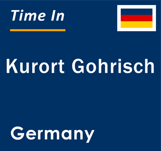 Current local time in Kurort Gohrisch, Germany