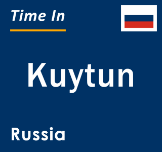 Current local time in Kuytun, Russia