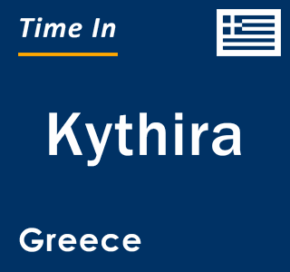 Current local time in Kythira, Greece