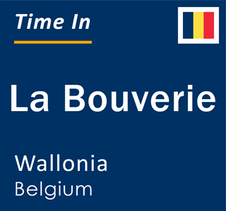 Current local time in La Bouverie, Wallonia, Belgium