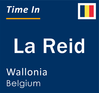Current local time in La Reid, Wallonia, Belgium