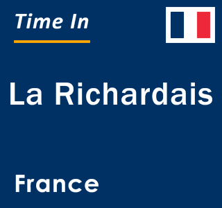 Current local time in La Richardais, France