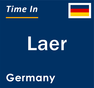 Current local time in Laer, Germany