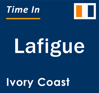 Current local time in Lafigue, Ivory Coast