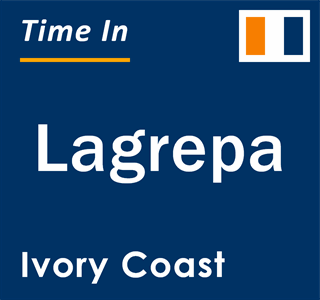 Current local time in Lagrepa, Ivory Coast