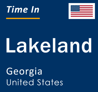 Current Local Time in Lakeland, Georgia, United States