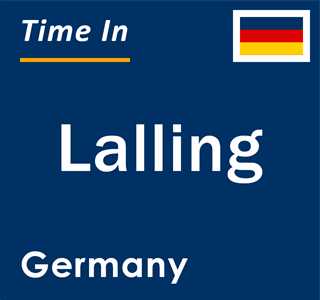 Current local time in Lalling, Germany
