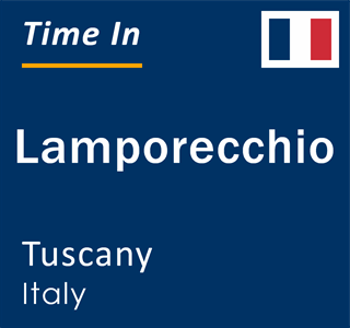 Current local time in Lamporecchio, Tuscany, Italy