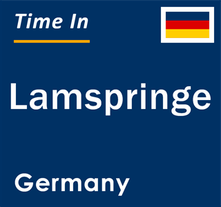 Current local time in Lamspringe, Germany